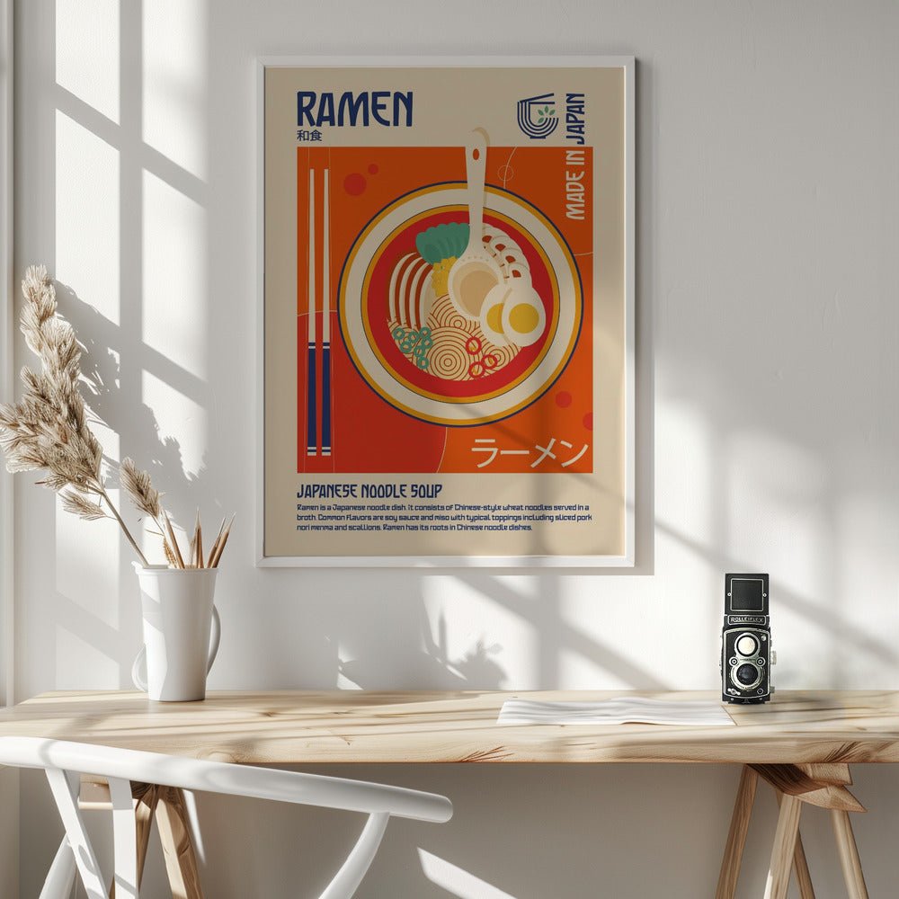 Ramen Japanese Food Print Poster - Corkframes.com