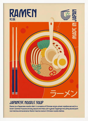 Ramen Japanese Food Print Poster - Corkframes.com