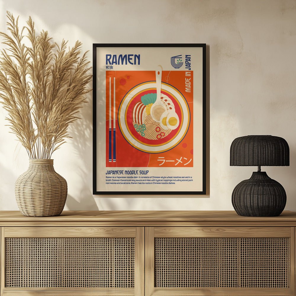 Ramen Japanese Food Print Poster - Corkframes.com