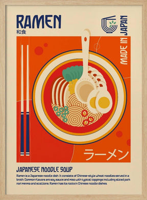 Ramen Japanese Food Print Poster - Corkframes.com