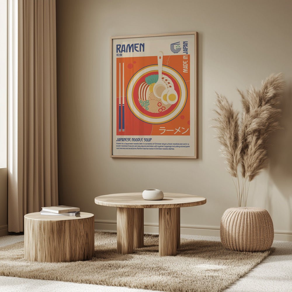 Ramen Japanese Food Print Poster - Corkframes.com