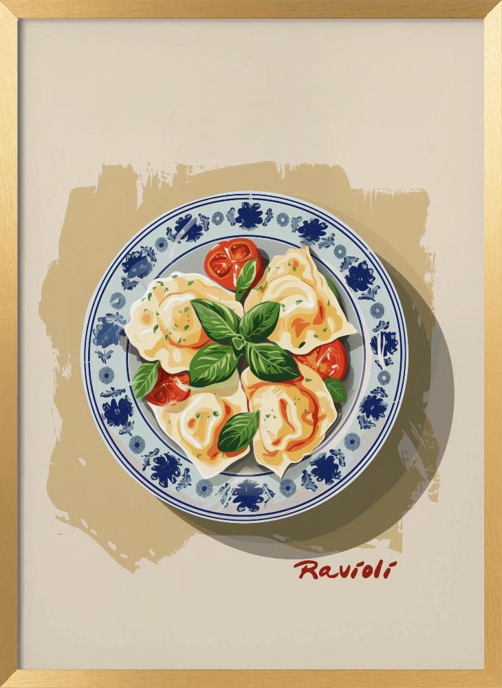 Ravioli Plate Poster - Corkframes.com