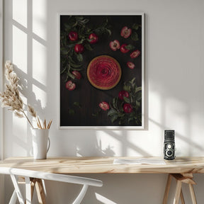 Redlove Apples Frangipane Tart Poster - Corkframes.com