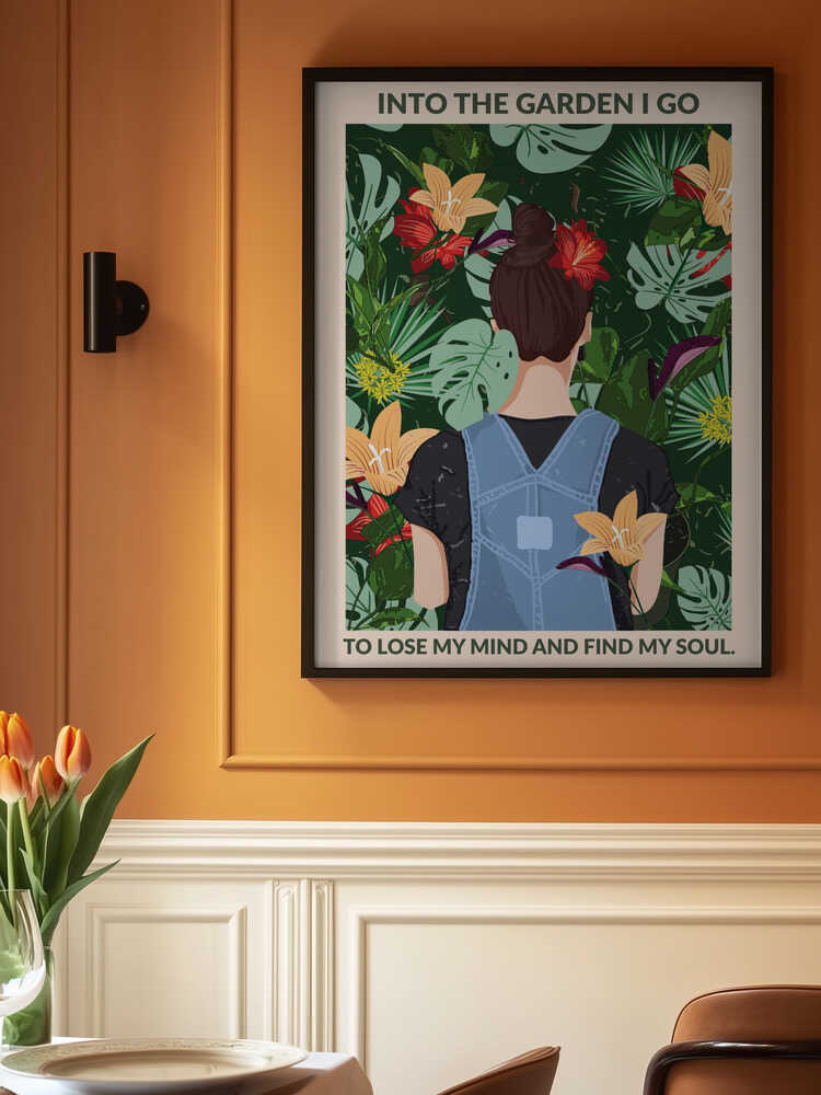 Into the Garden Standard Wall Art Poster