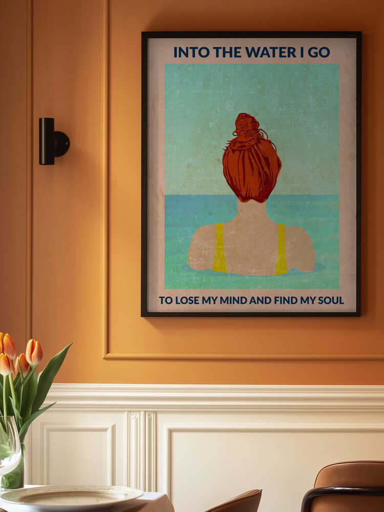 Into the Water (redhead) Poster