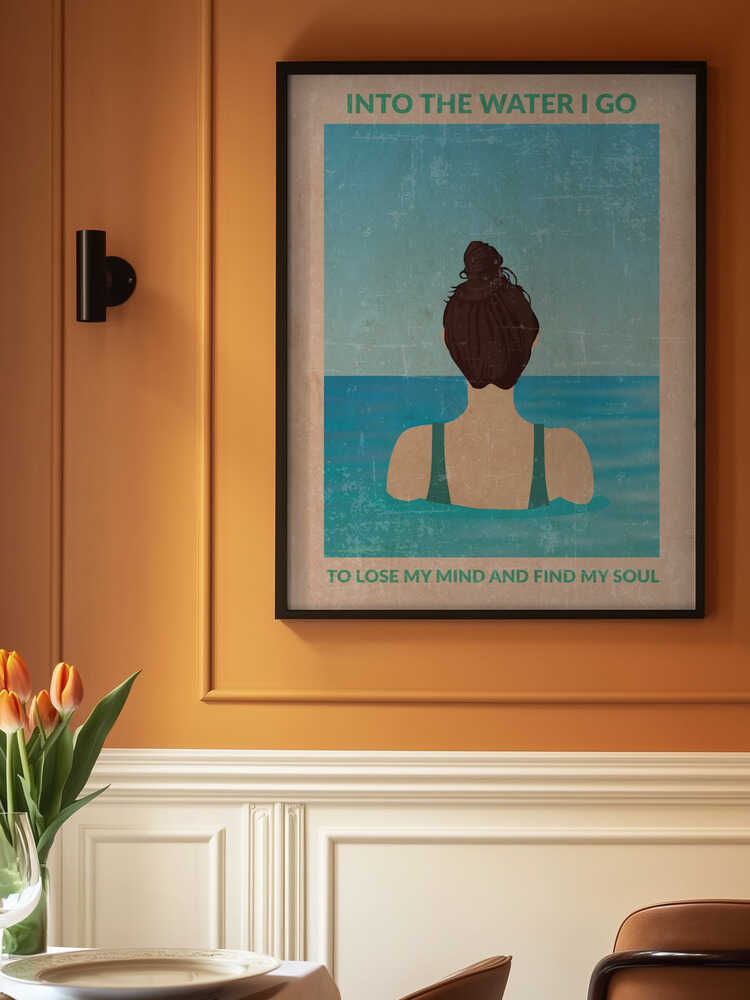 Into the Water Standard Wall Art Poster