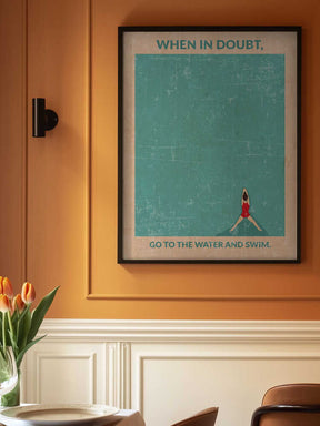 Open Water Standard Wall Art Poster
