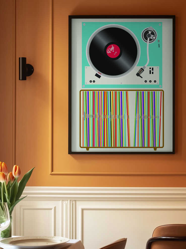 Vinyl Stack Poster
