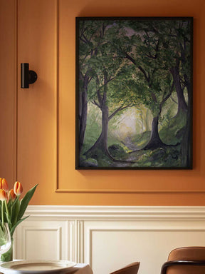 The forest path Poster