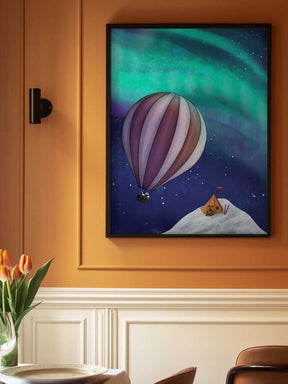 Hot air balloon trip Poster