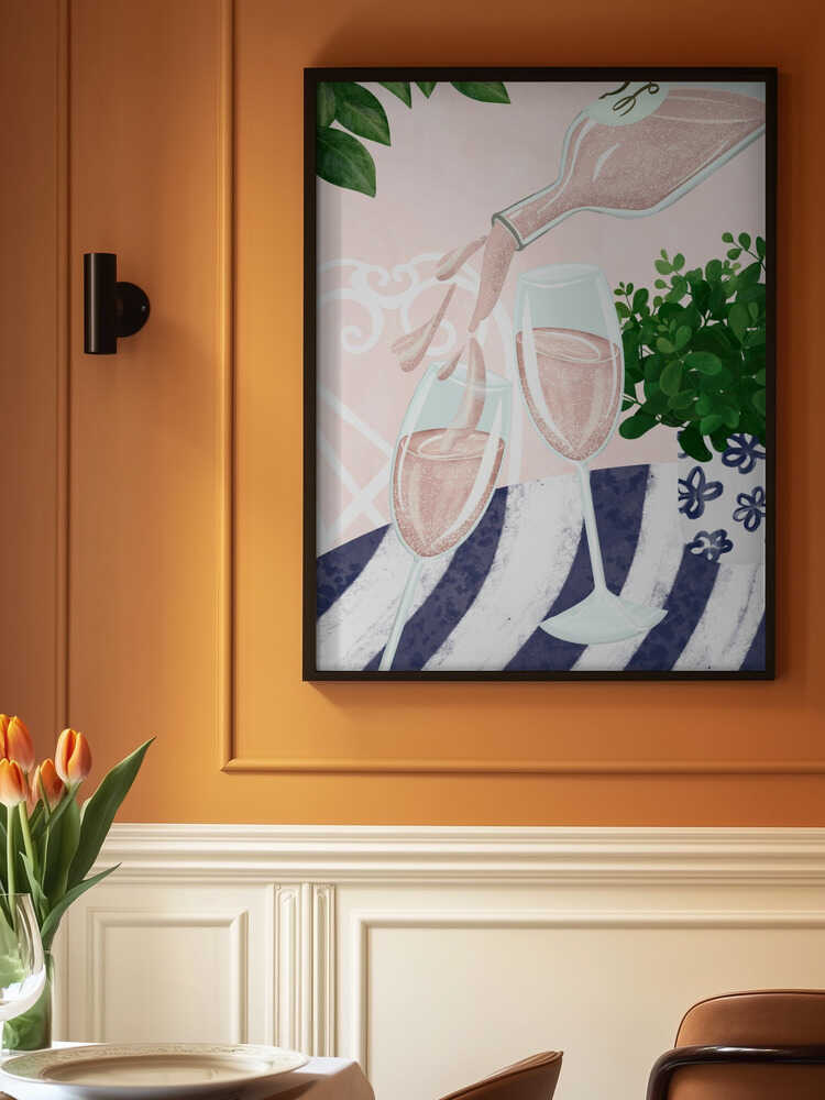 Sparkling rosé Poster