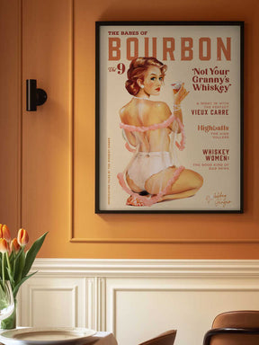 Babes of Bourbon Vol 9 Vintage Whiskey Pinup Poster