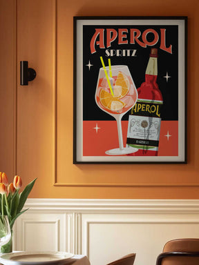 Aperol Spritz_Black Poster