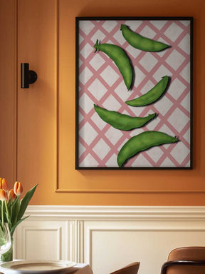 Sugar snap peas Poster