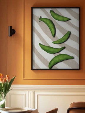 Sugar snap peas Poster