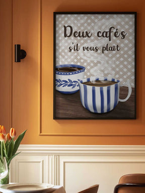 Two coffees please Poster