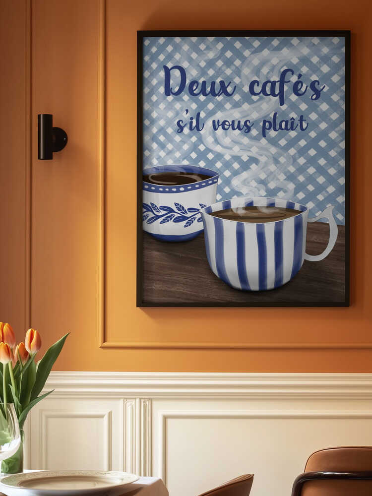 Two coffees please Poster