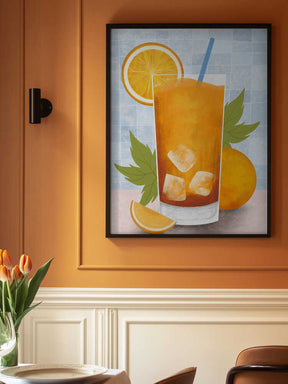 Orange drink Poster