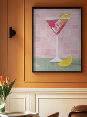 Pink coctail Poster