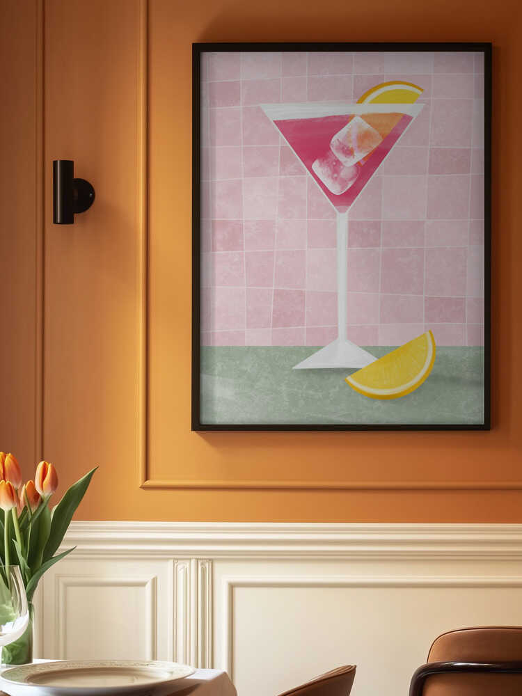 Pink coctail Poster