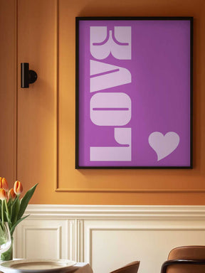 Purple Love Vibe Poster