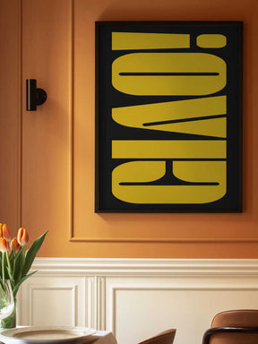 Abstract Typography Artwork Poster