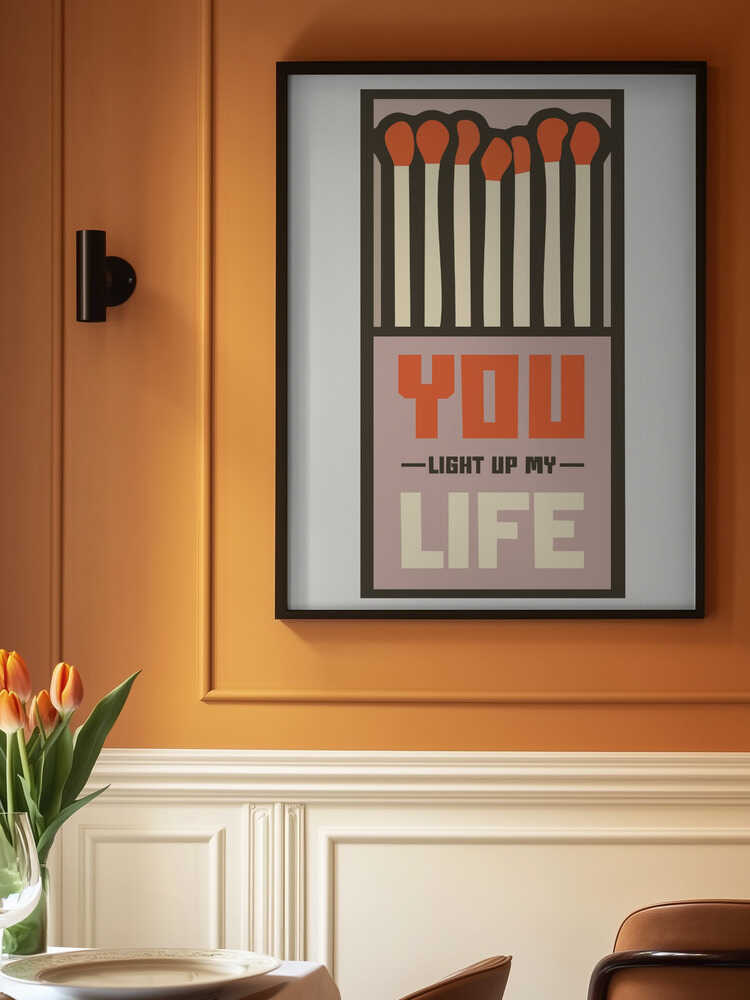 Vintage Matchbox Design Poster