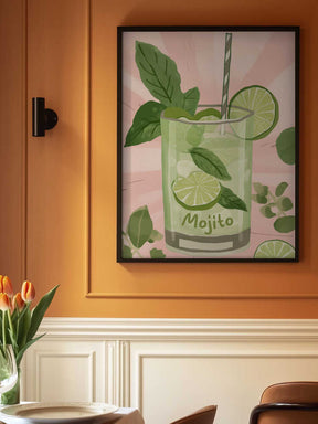 Minty Lime Delight Poster
