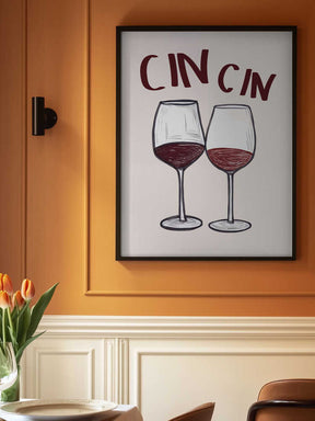 Wine Toast Duo Poster