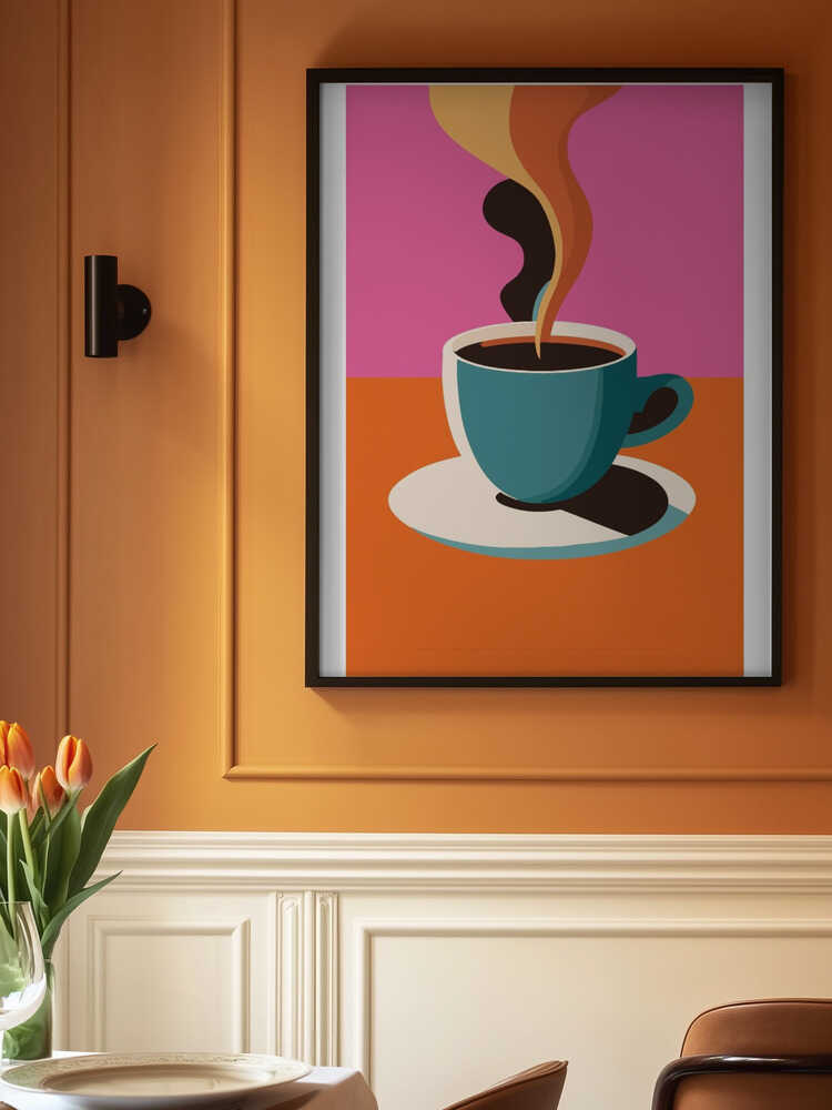 A3 Coffee Steam Pink Final 01 01.png Poster