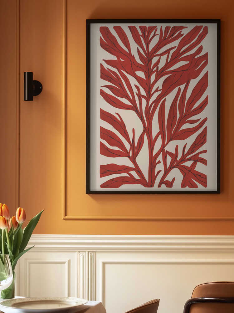 The Tree Branch with Leaves Poster