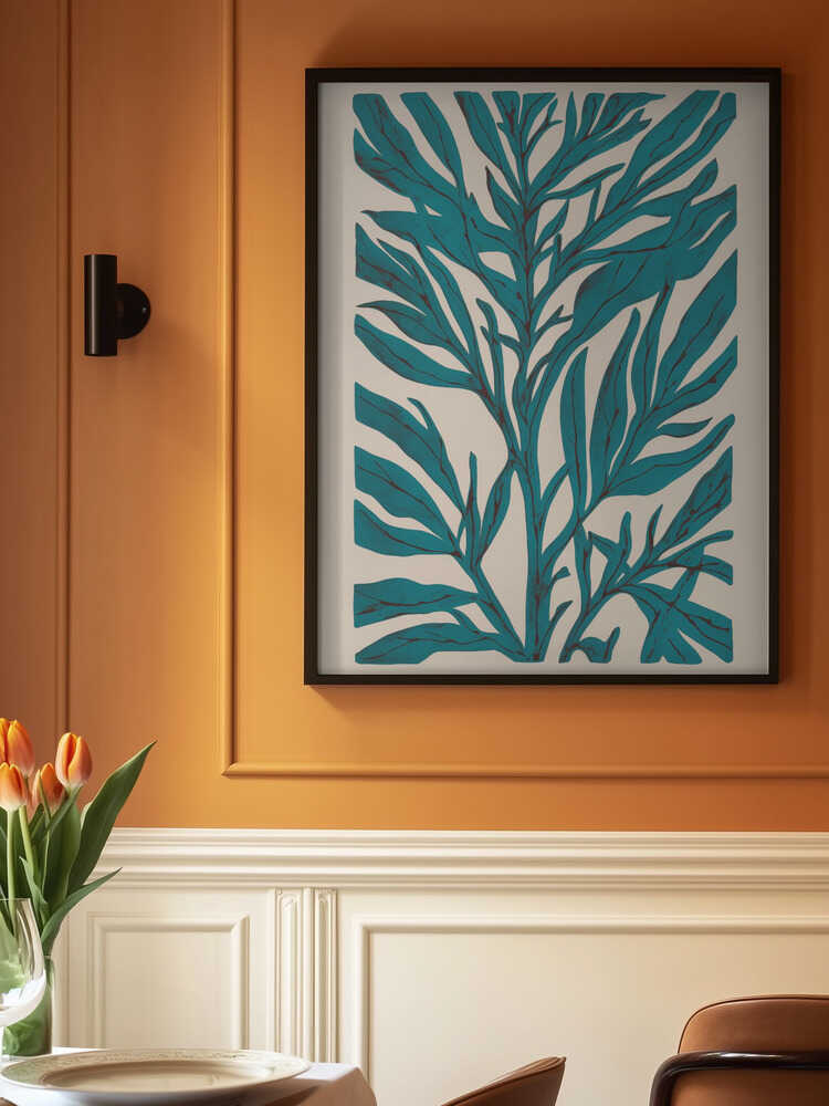 The Tree Branch with Leaves Poster