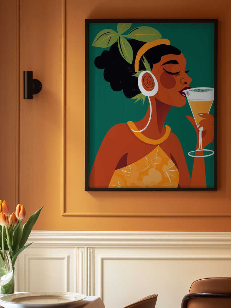 Drink In the Tropics Poster