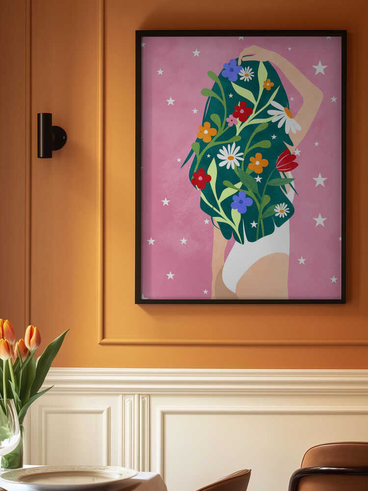 Floral Daydreams Poster