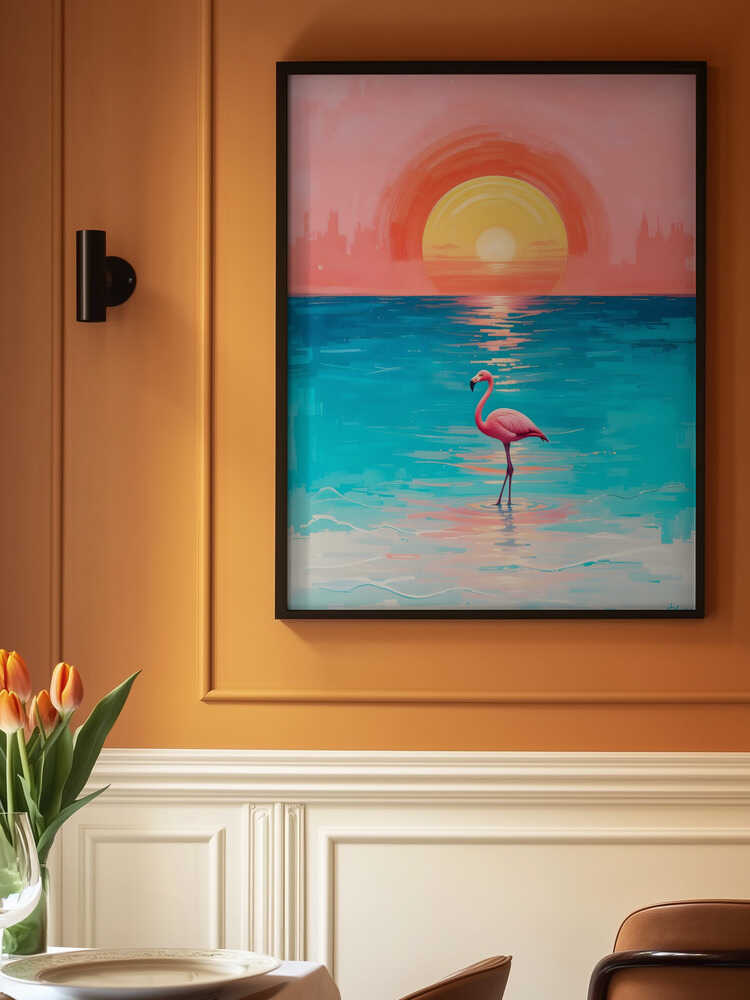 Just Vibin’ By the Sea Poster