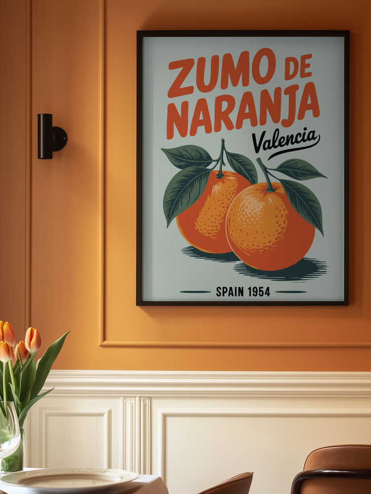 Valencia Oranges Poster