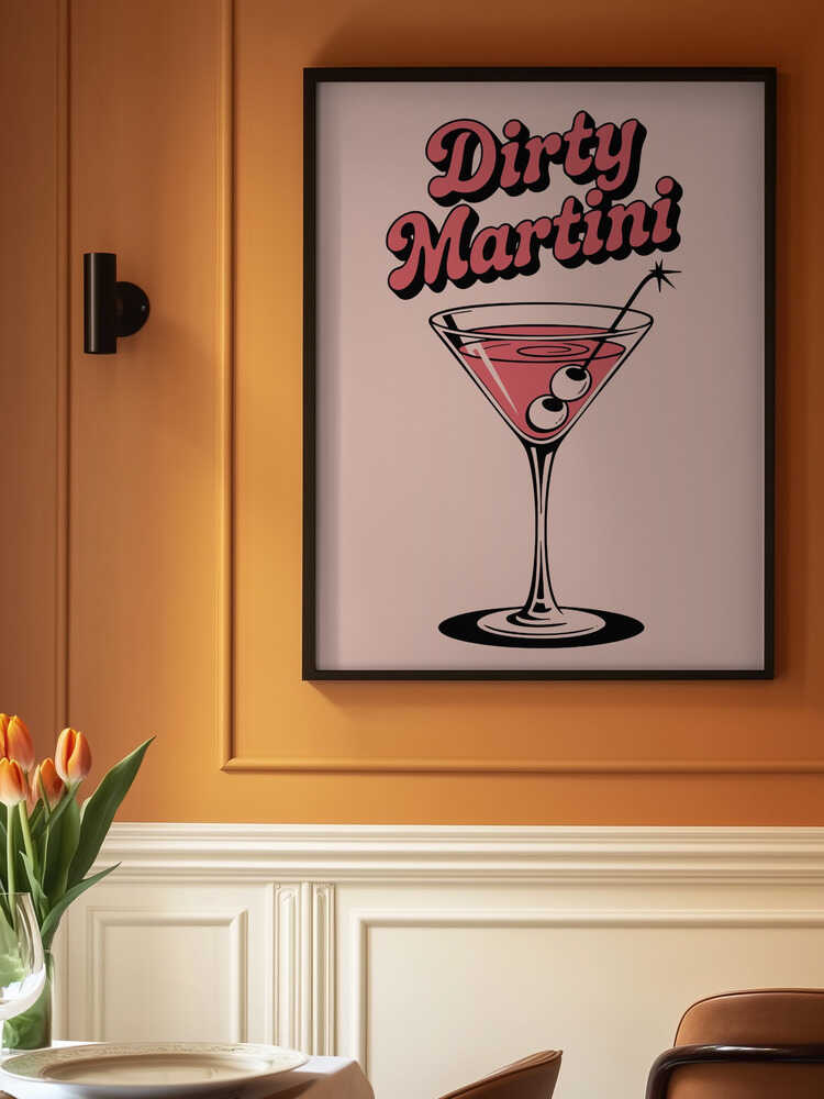 Martini Vibes Poster