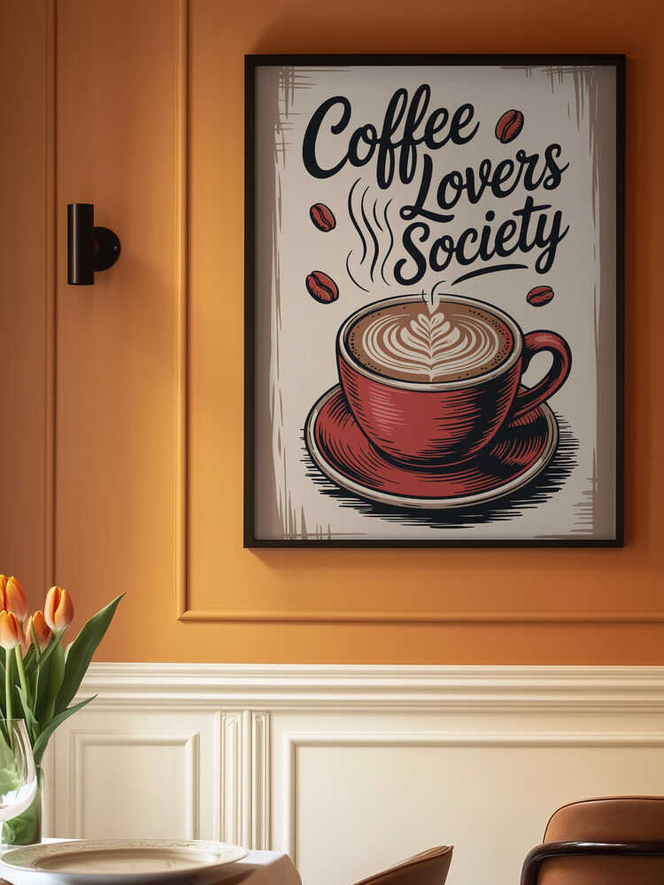 Steaming Cup Club Poster