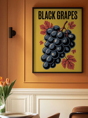 Grapes &amp; Leaves Poster