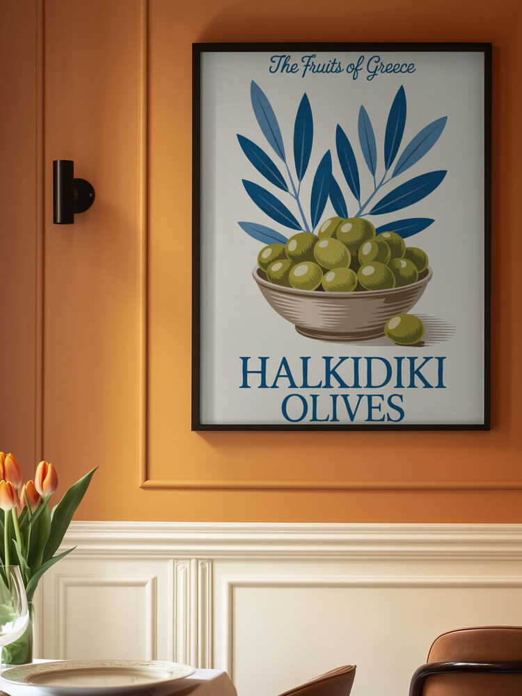 Halkidiki Olives Delight Poster