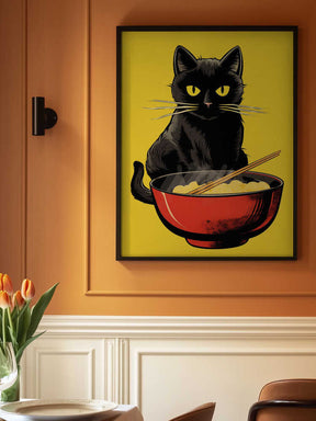 Noodle Cat No 1 Poster