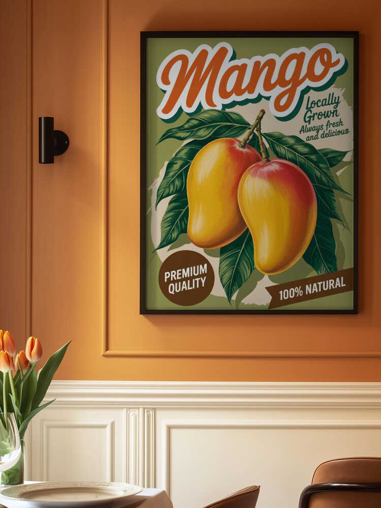 Mango Vintage Poster