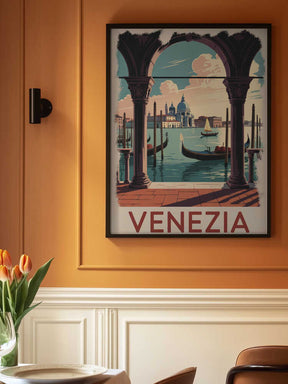 Venezia Vintage Travel Poster Poster
