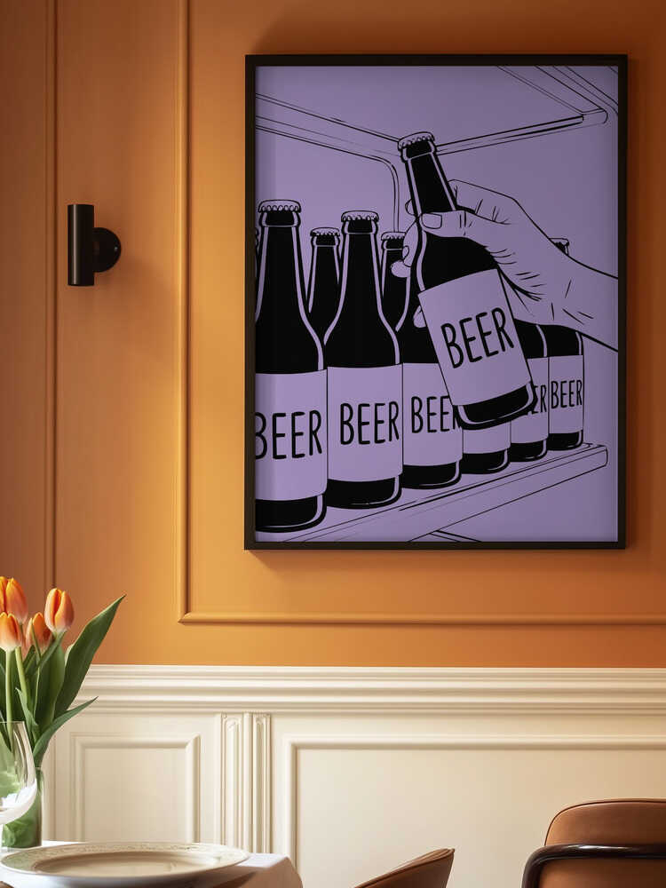 Beer Shelf Poster
