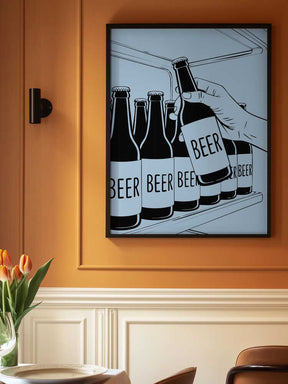 Beer Shelf Poster