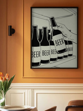 Beer Shelf Poster