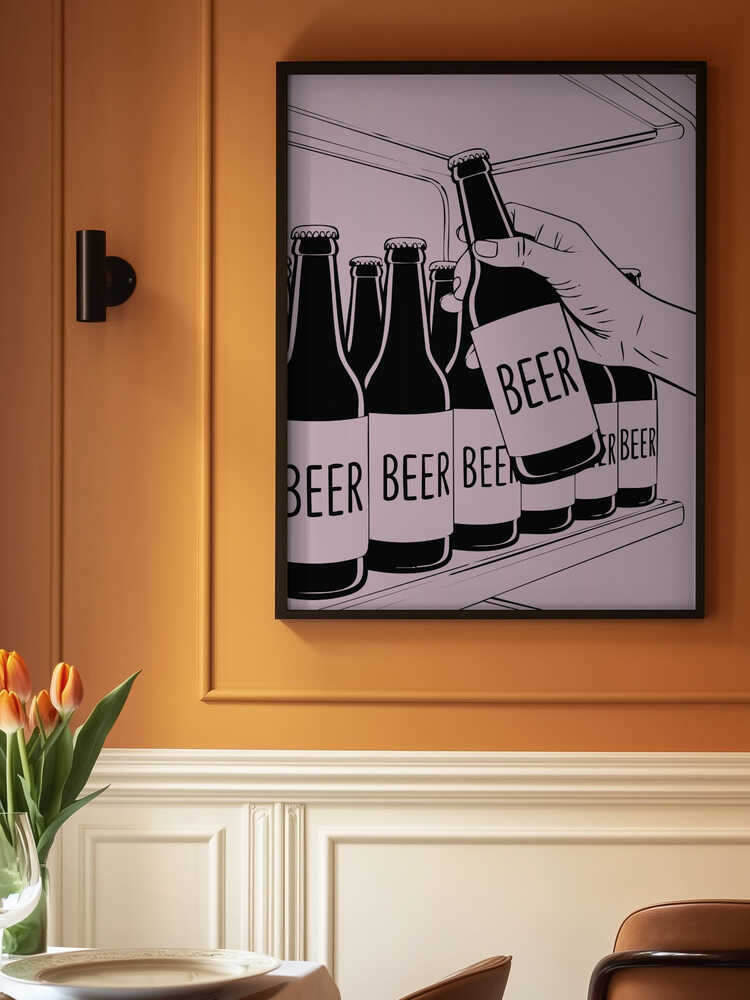 Beer Shelf Poster