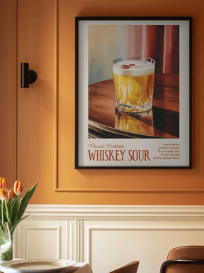 Classic Cocktails - Whiskey Sour Poster