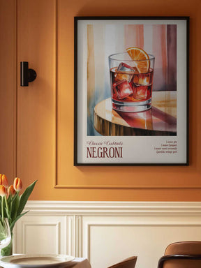 Classic Cocktails - Negroni Poster