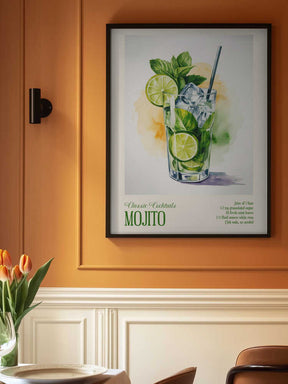 Classic Cocktails - Mojito Poster